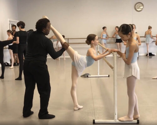 Sean McLeod - Master Ballet Academy - Reinforced Motor Function for Ballet Application - Reinforced Arabesque - Group Hands On Application